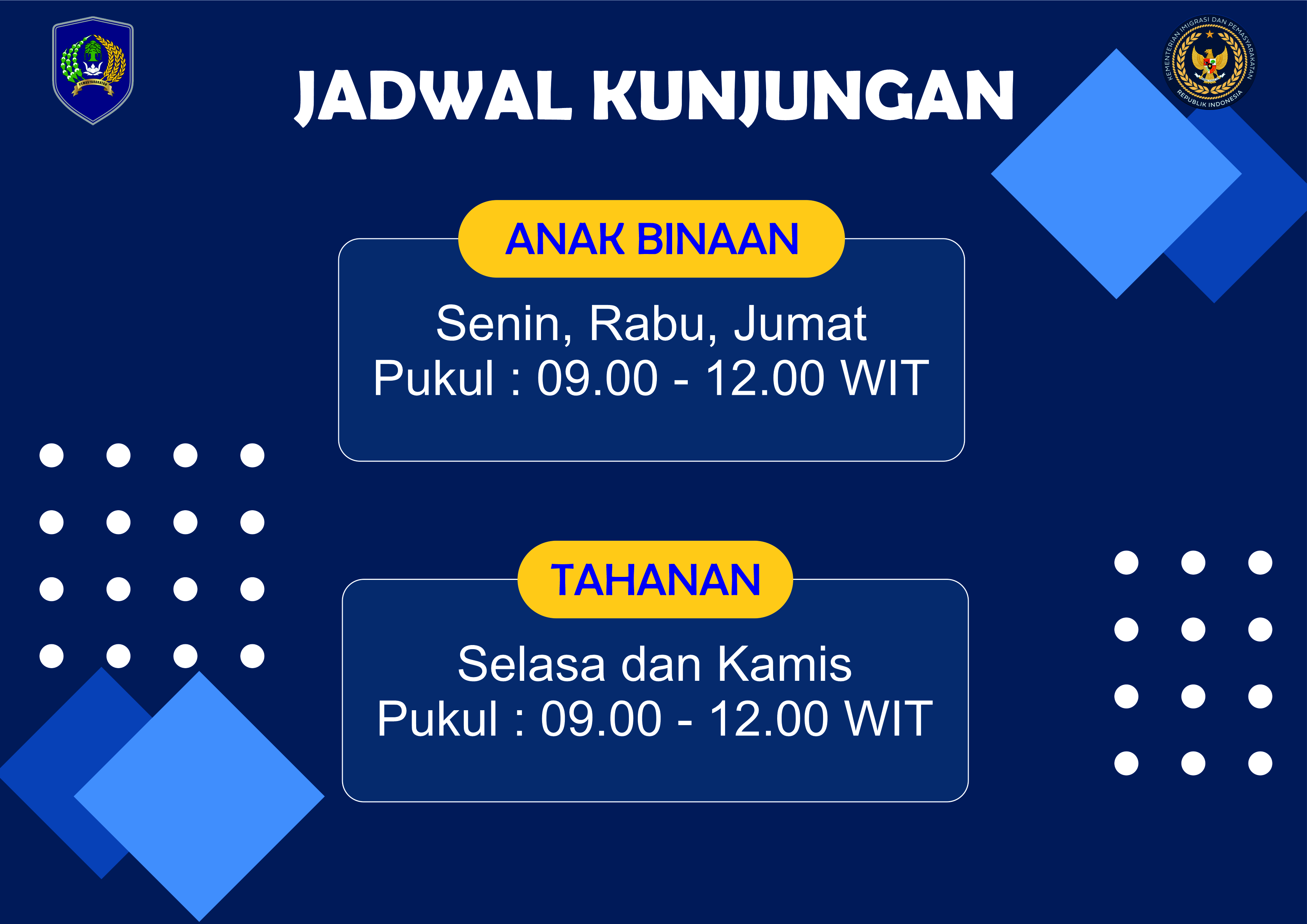 Jadwal Kunjungan